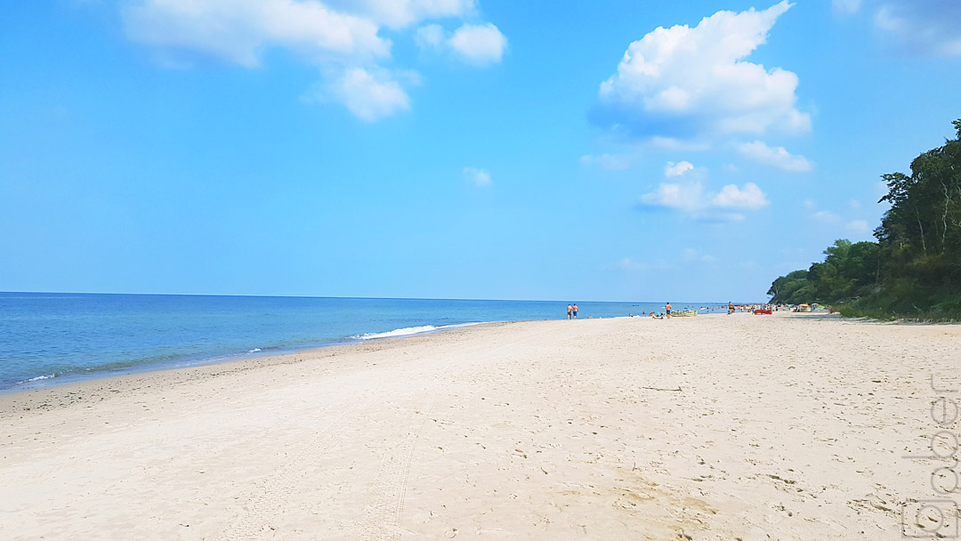 Rajska plaża w Gąskach